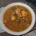 El cooksnap de Edward Sandoval cuando hizo Cocido Boyacense.