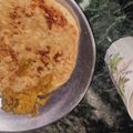 Krisha Jain का कुकस्नैप जब उन्होंने आलू पराठा(aloo paratha recipe in hindi) बनाया था।