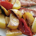 El cooksnap de Lechuguita cuando hizo Pechuga de pollo al horno con patatas y verduras.