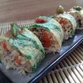 รูป Cooksnap ของ Newjiew เมื่อเขาทำ ซูชิข้าวคลุกน้ำพริกกะปิ #ทำขายรวย