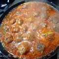El cooksnap de Maria Erica Del Valle cuando hizo Albóndigas a la pomarola.