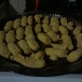 El cooksnap de Laura Buffa de Berttucci cuando hizo Chizitos caseros.