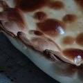 El cooksnap de Emiliana Coronel cuando hizo Tarta Fugazza.