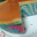 Cooksnap Aziah Zamri semasa beliau membuat Kek Puding Karamel Pelangi.