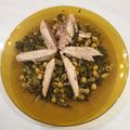 El cooksnap de Natalia Velázquez cuando hizo Salteado de garbanzos con kale.