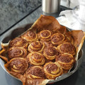 El cooksnap de Kico Corral cuando hizo Rollitos de canela, miel y nueces.