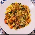 Chandra kamdar का कुकस्नैप जब उन्होंने तवा पुलाव (Tawa Pulao recipe in Hindi) बनाया था।