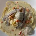 Cooksnap Nani semasa beliau membuat Creamy Carbonara.