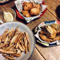 Felice's cooksnap of when they made Beer Battered Fish and Chips.