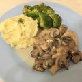 Cooksnap dari Plates Of Flavors untuk resep Grilled Chicken with Mushroom Sauce and Mashed Potato