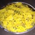 Harsha Solanki का कुकस्नैप जब उन्होंने ढोकला (Dhokla recipe in hindi) बनाया था।