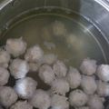 Cooksnap dari Syara_Radityo untuk resep Bakso Ayam - enak kenyal