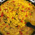 El cooksnap de Fabián de Valais cuando hizo Risotto con champiñones y mejillones.