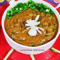 Vandana Mathur का कुकस्नैप जब उन्होंने पिठला (Pithla Recipe in Hindi) बनाया था।