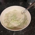 Szarka Tímea Cooksnap-ja, amikor elkészítette a(z) Tejfölös uborkasaláta receptet.