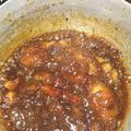 El cooksnap de Rossimel Reyes cuando hizo Plátanos maduros al caldero.
