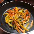 El cooksnap de YUNISLEIDIS 🌹 cuando hizo Trío de pimientos con cebolla morada🌶.