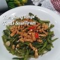 Cooksnap dari Umi rama untuk resep Kangkung Tempe Tumis Saus tiram