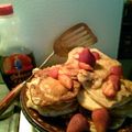 Mae Leigh's cooksnap of when they made berrylicious pancakes.