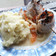 El cooksnap de Javier Perez Gajardo cuando hizo Filet de merluza con puré mixto.