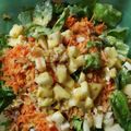 El cooksnap de Eliza Yepez Barba cuando hizo Ensalada de Lechuga, Zanahoria y Manzana.