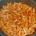 El cooksnap de Sara García Ramajo cuando hizo Macarrones con salsa de tomate y chorizo.