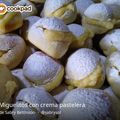 El cooksnap de Lili cuando hizo Miguelitos con crema pastelera.