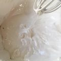 El cooksnap de Agustina Romeo cuando hizo Merengue Italiano para hacer postres.