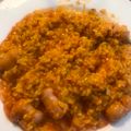 El cooksnap de Isabel Zabal Guallart cuando hizo Arroz con salchichas con thermomix.