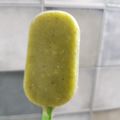 El cooksnap de Karen Zubiaurre cuando hizo Helados de banana y kiwi (con espinaca).