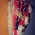 صورة من Belle Fille، شاركها بعد تجربة وصفة كيكة بحشو كريمة الشوكولا و الفروالة 🍓🍓