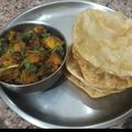 Asha Sharma's cooksnap of when they made Puri bhaji.