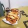 El cooksnap de Karen Zubiaurre cuando hizo Kreppel (torta frita alemana).