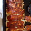 El cooksnap de Romina Gonzalez cuando hizo Canelones de verdura jamón y queso.