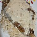 El cooksnap de Beratrix cuando hizo Chuleta tomahawk a la crema de champignones.