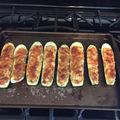 Jeanette Shepherd's cooksnap of when they made Stuffed Zucchini Boats.
