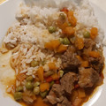 El cooksnap de Ani14 cuando hizo Guiso de ternera con arroz a la jardinera.