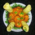 Mamta Pandya's cooksnap of when they made લસણિયા ભૂંગળા બટાકા (Lasaniya Bhungra Bataka Recipe In Gujarati).