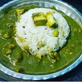 Swati Gupta का कुकस्नैप जब उन्होंने पालक पनीर(PALAK PANEER RECIPE IN HINDI) बनाया था।