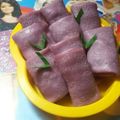 Cooksnap dari Puji Astutik untuk resep Dadar Gulung Ubi Ungu