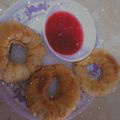Hadia Anwar 's cooksnap of when they made Chicken ring samosa😋😋.