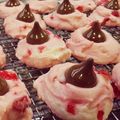 agentkayla's cooksnap of when they made Cherry Chocolate Kiss Cookies.