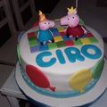 El cooksnap de Lara Georgina Reghenaz cuando hizo Torta pepa pig cumpleaños de Alfonsina.