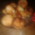 El cooksnap de belen avila cuando hizo Bombas de papa rellenas de Roquefort.