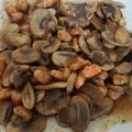 El cooksnap de momercat cuando hizo Salteado de champiñones al vino blanco y gambas.