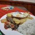 El cooksnap de Sumaia Felartigas cuando hizo Bifes a la criolla.