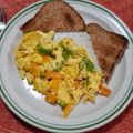 El cooksnap de LuzMa SG cuando hizo Huevo con pimientos deliciosos y saludable.