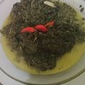 Cooksnap dari Eka Syarif untuk resep Daun singkong tumbuk di masak santan