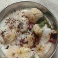 Preeti Chawla 's cooksnap of when they made Dahi vada.