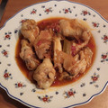 El cooksnap de Miguel cuando hizo Alitas de pollo al chilindrón.